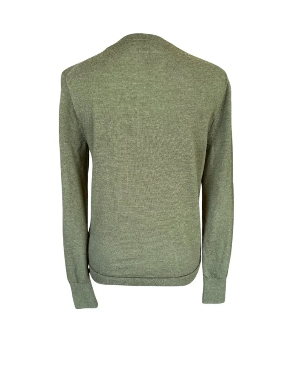 J. Crew women's khaki green long sleeve pullover crewneck sweater size small